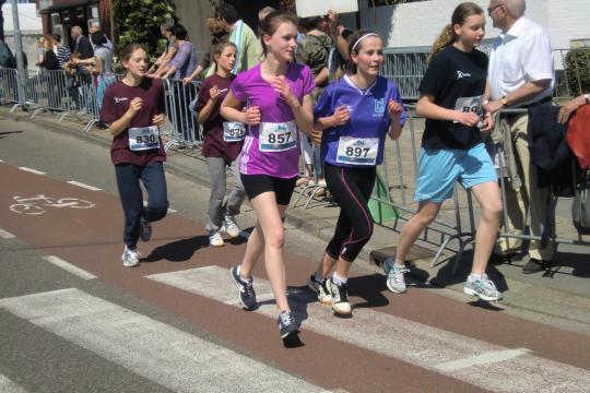 Voorbereidingen duathlon sportklas