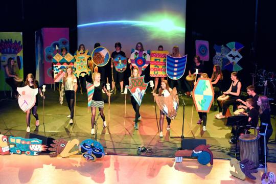 Voorstelling 'Azteken'