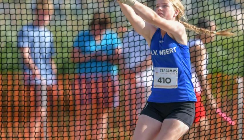 Ranomi Rijntjes Nederlands Kampioen kogelslingeren