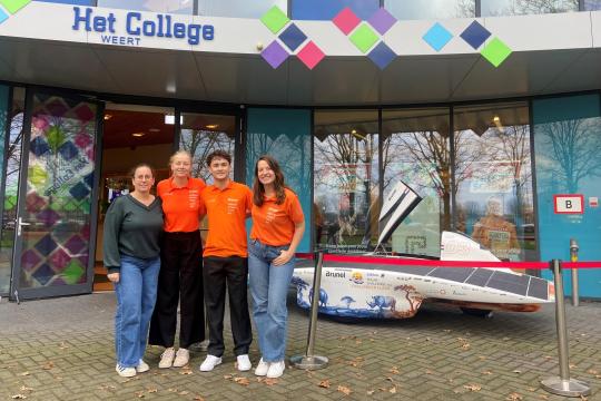 Jules Teeuwen met Solar Team naar Het College