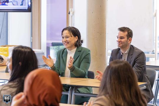 Gedeputeerde bezoekt traject Wereldburgers voor de klas