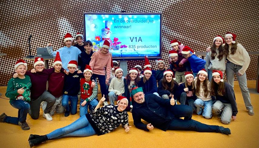 Geslaagde voedselbankactie