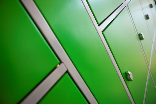 Leegmaken kluisjes en inleveren schoolpas
