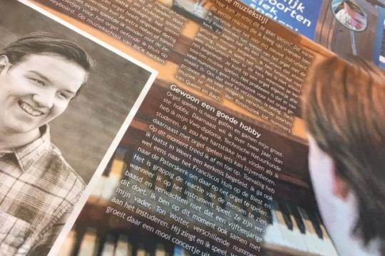 Interview Lin Wolter (VWO-4) in Weert Magazine