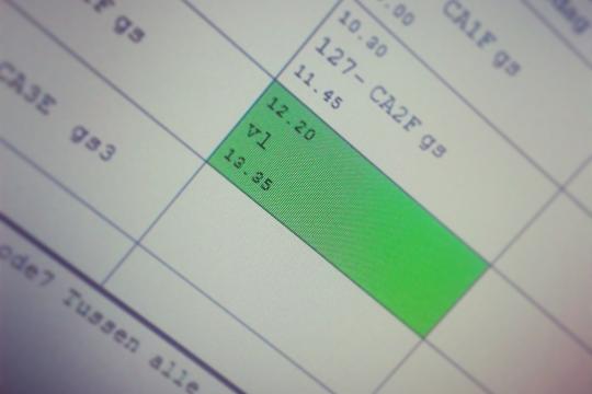 Roosterwijziging per 7 september 2026