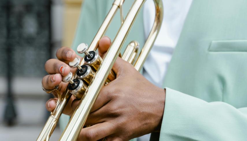 Casper Rekmans op podium concertgebouw Amsterdam